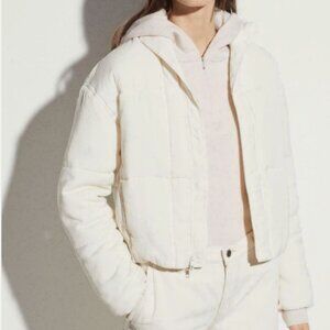 VINCE Soft Bomber Jacket In Chiffon Size Medium‎
